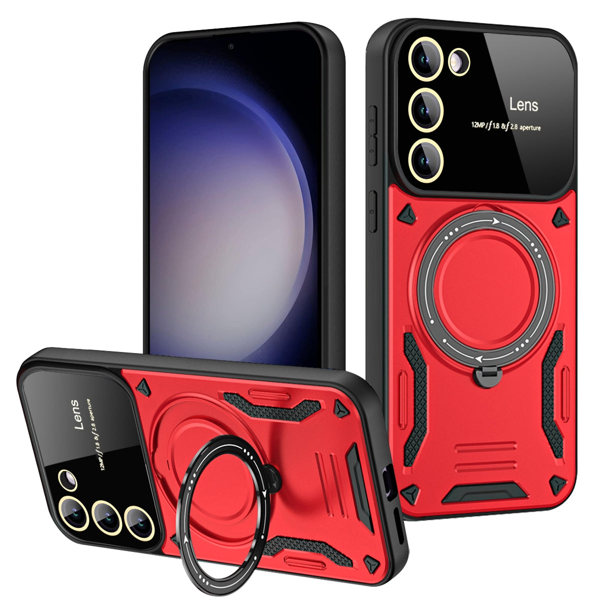 Phone Case for Samsung Galaxy S23 Compatible with MagSafe PC TPU Anti-drop Kickstand Cover Phone Case for Samsung Galaxy S23 Compatible with MagSafe PC TPU Anti-drop Kickstand Cover